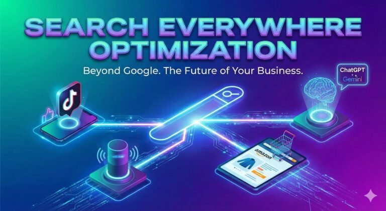 Search Box Optimization with images of amazon tiktok and more