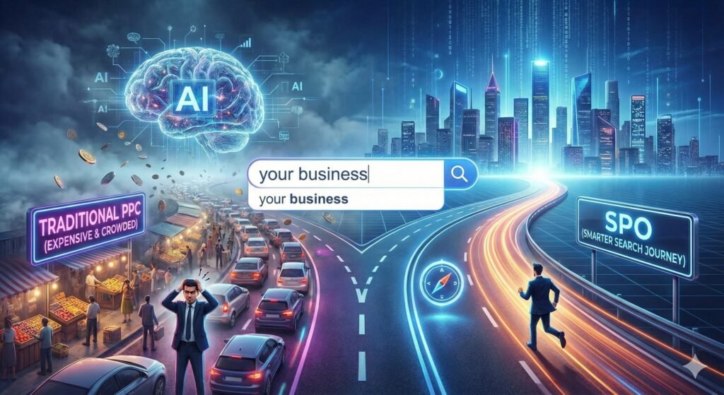 PPC traffic cersus Search Page Optimization traffic.